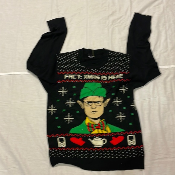 The Office Dwight Christmas Sweater size large - Picture 3 of 7
